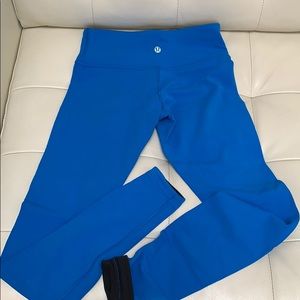 Lululemon full length bright blue legging